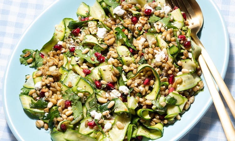 Marinated Courgette Salad