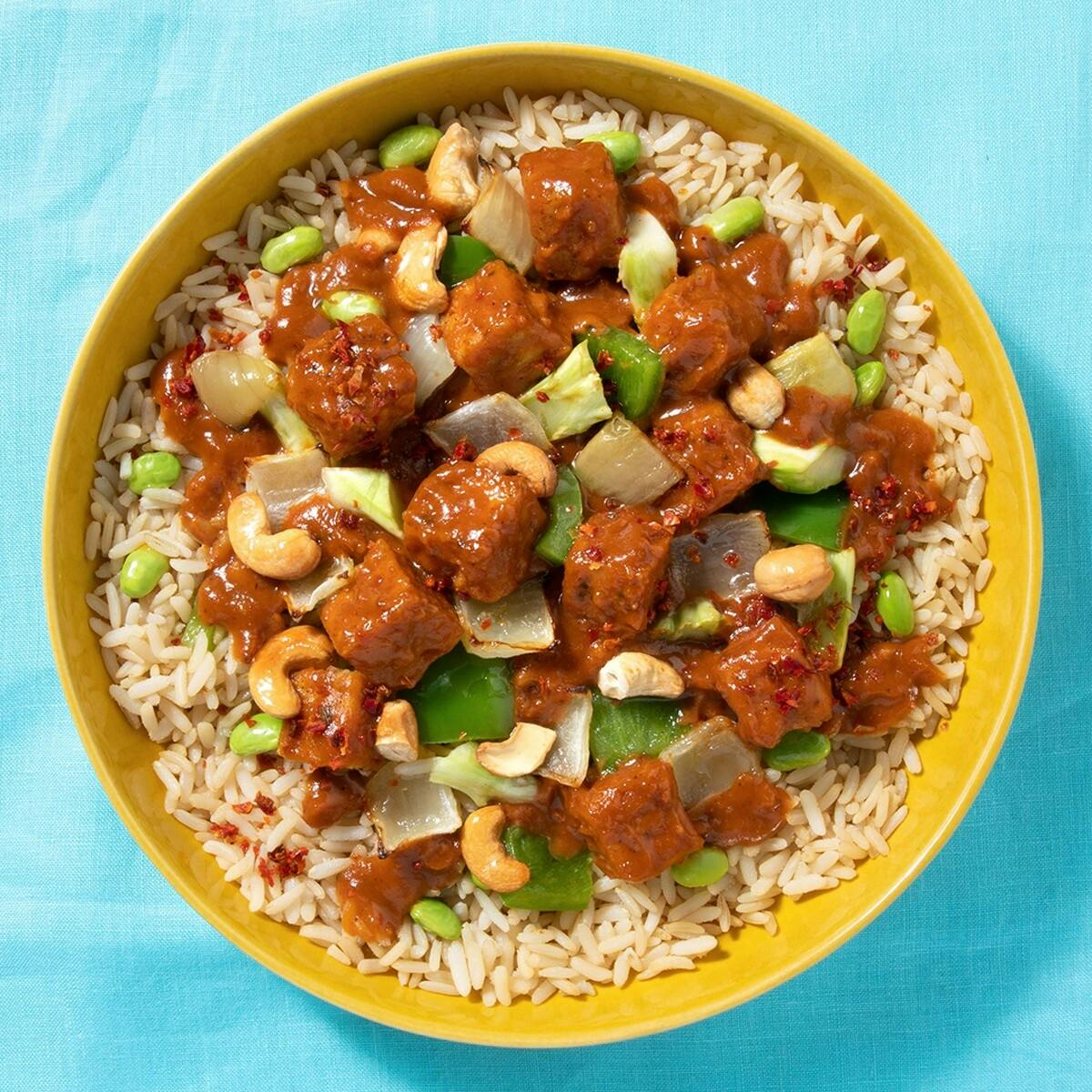 Sweet and Spicy Chilli Tofu Bowl