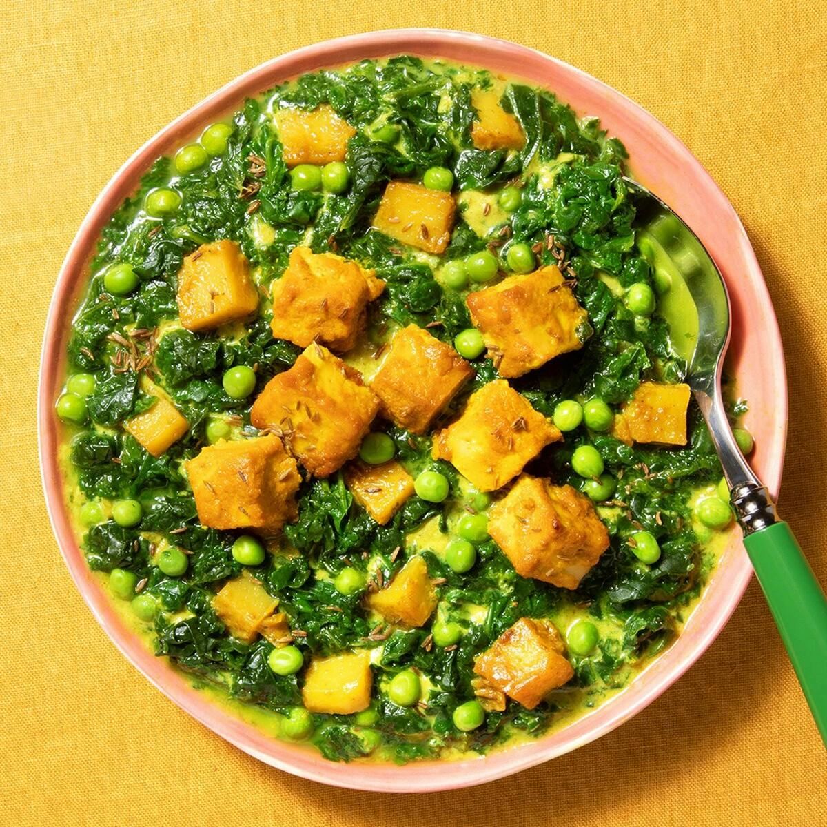 Tofu Saag Paneer Curry