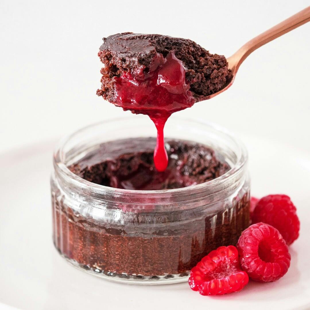 Raspberry Chocolate Lava Cake
