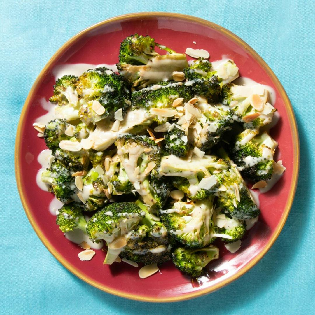 Tahini Garlic Broccoli