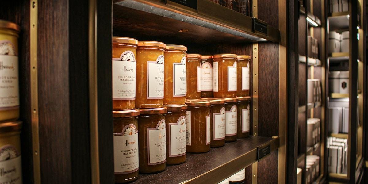 marmalade on a shelf