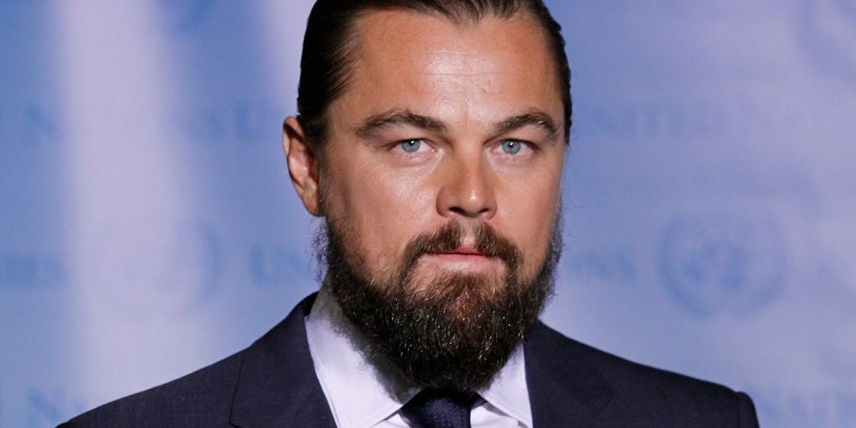 Leo DiCaprio on the red carpet 