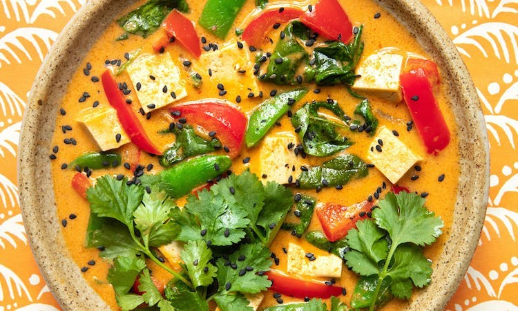 Vegan Tofu and Pepper Red Curry