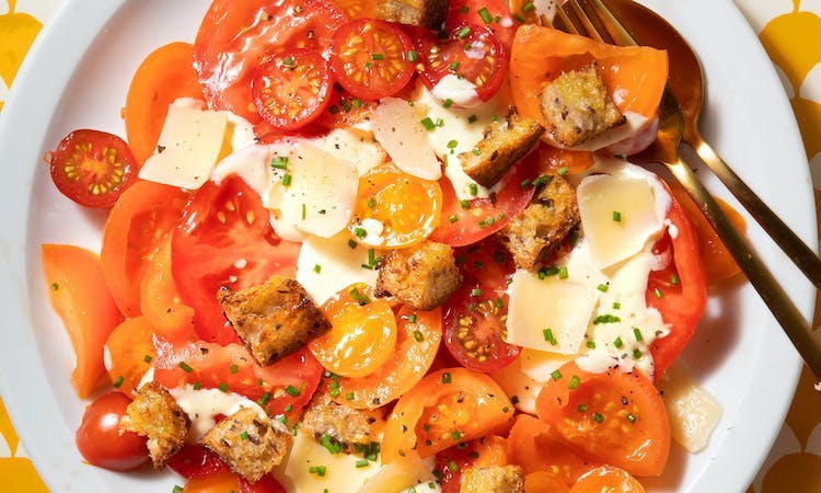 Tomato Caesar Salad 