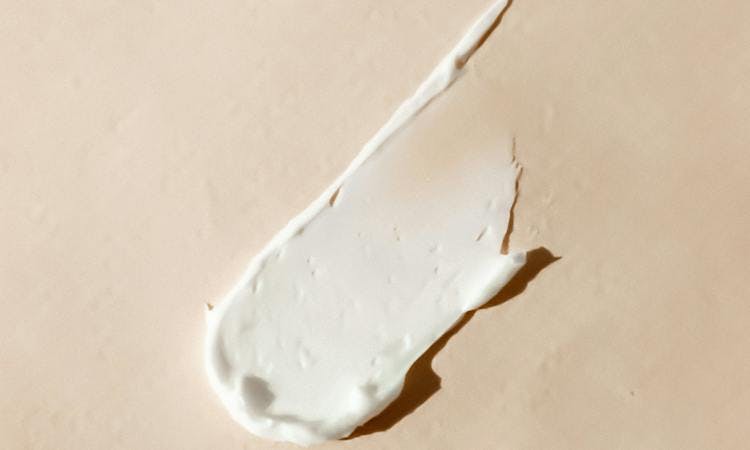 lotion on surface