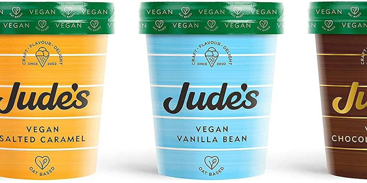 Jude's vegan ice cream tubs
