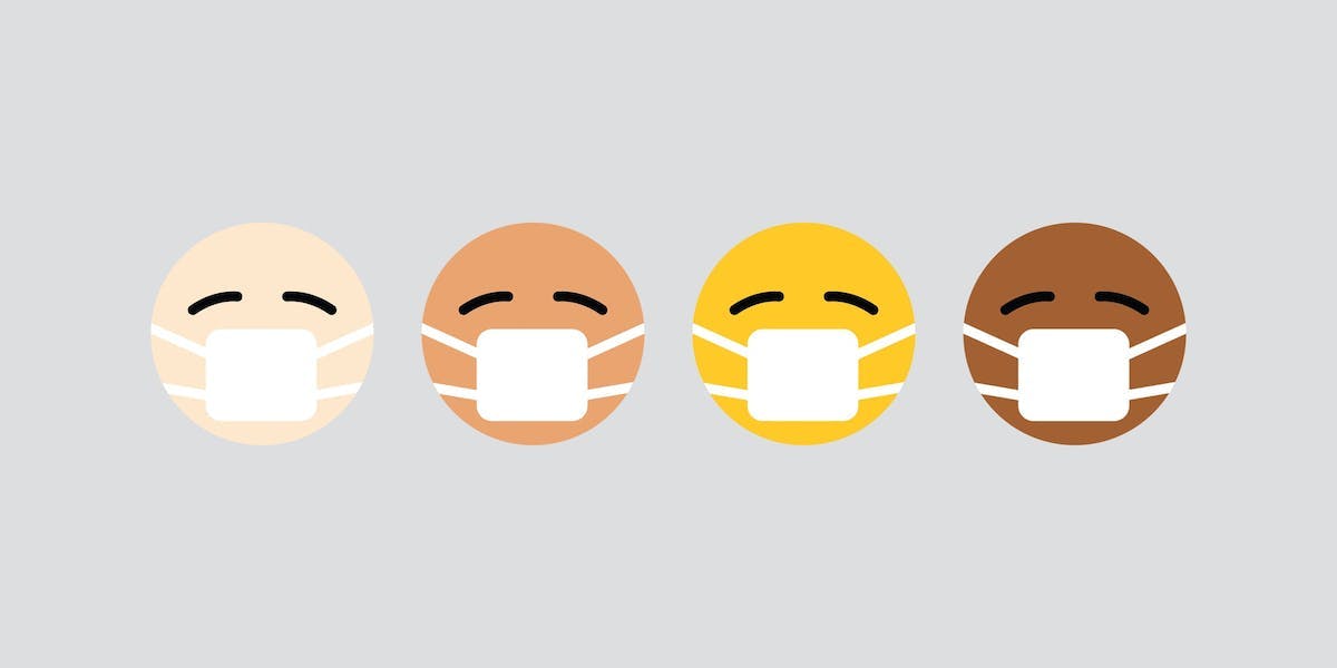 emojis with face masks