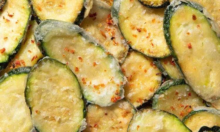 Fried Courgettes image