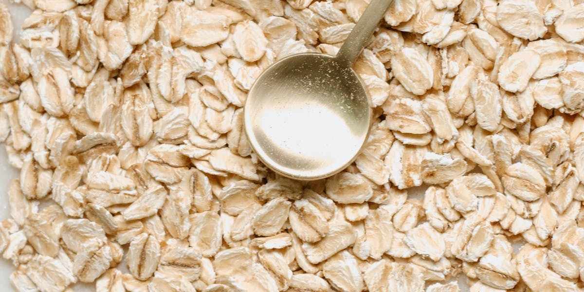 rolled oats on a counter top