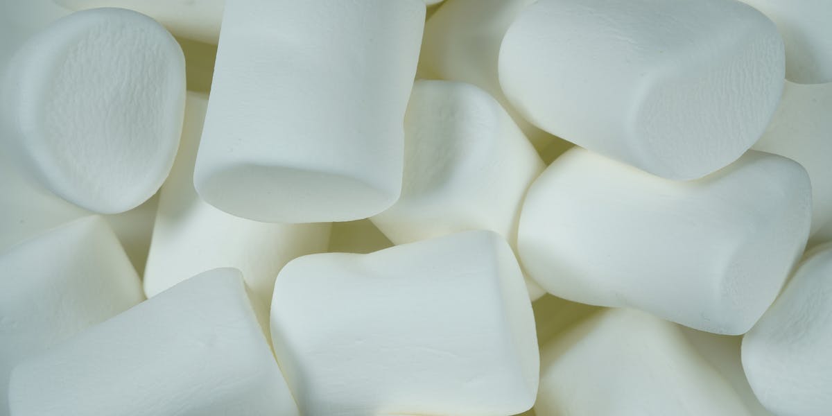 white marshmallows