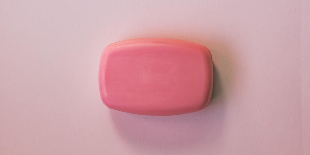 pink soap