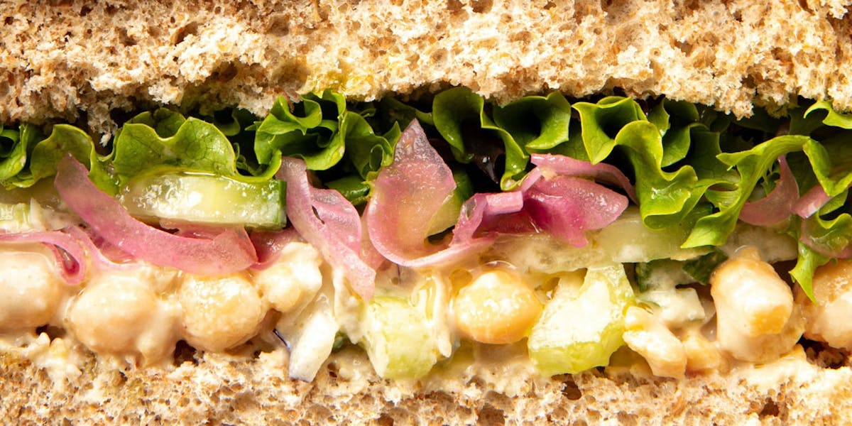 Vegan Chickpea Tuna Sandwich