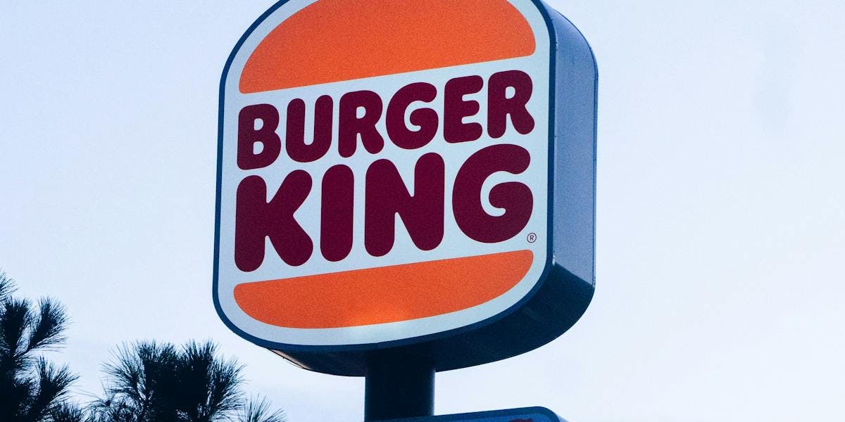 Burger king sign 