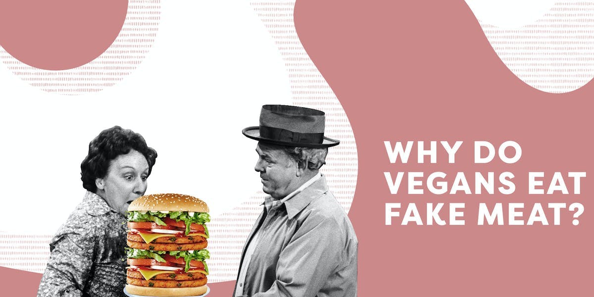 why do vegans eat meat text graphic image