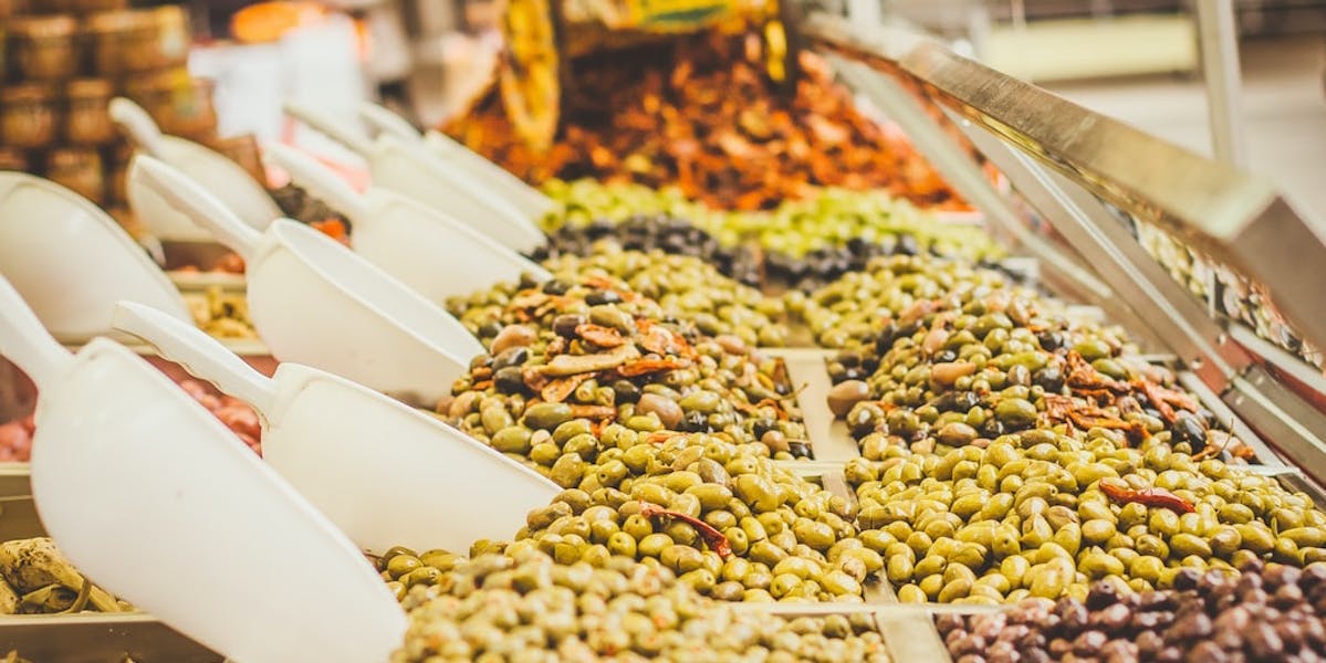 olives at market