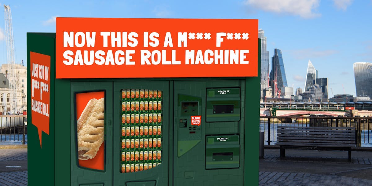 vegan sausage roll vending machine 