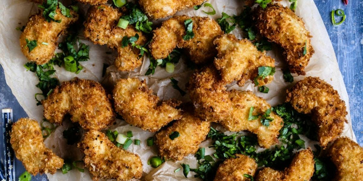 vegan fried shrimp