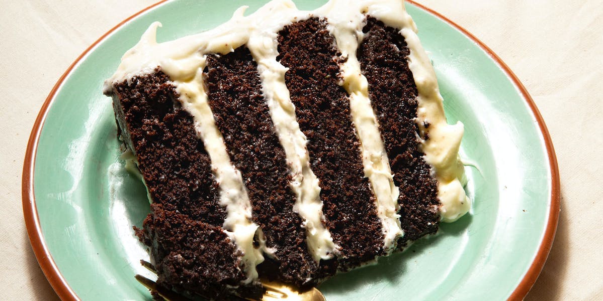 vegan chocolate Guinness cake