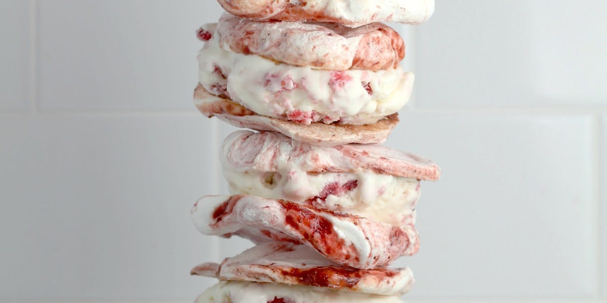 stack of meringues