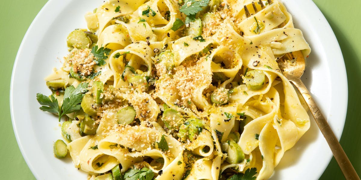 Asparagus and Herb Pasta 