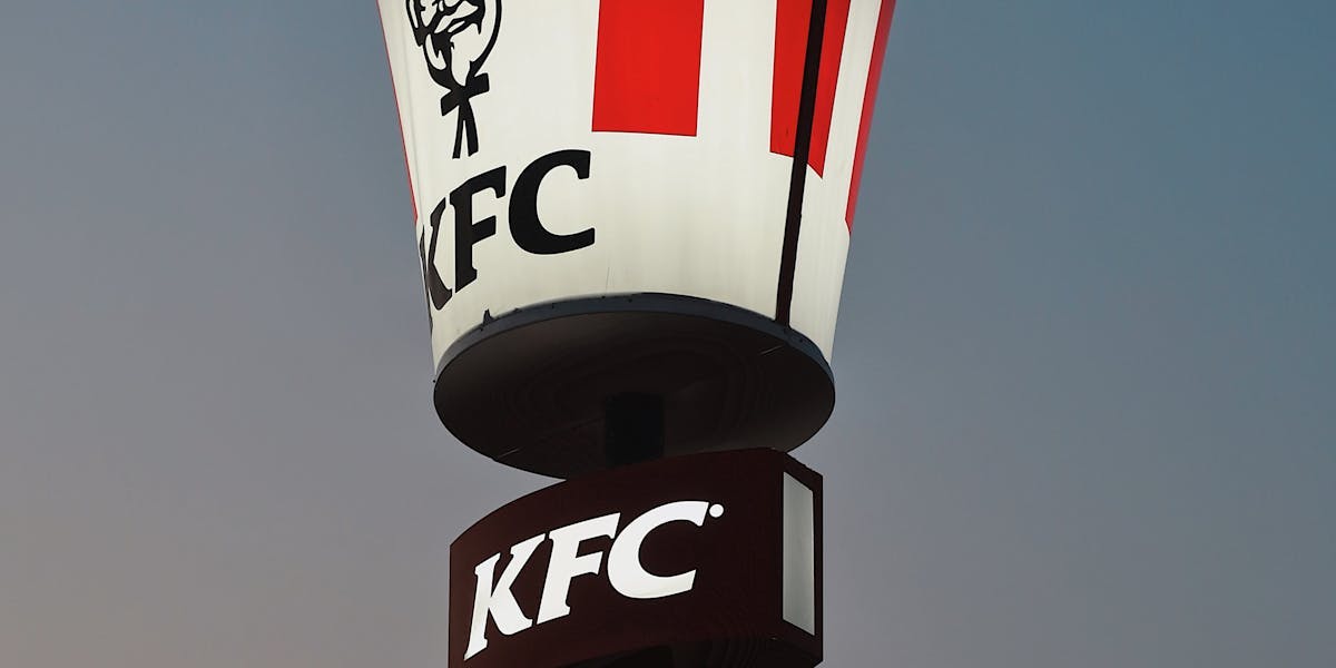 KFC SIGN POST