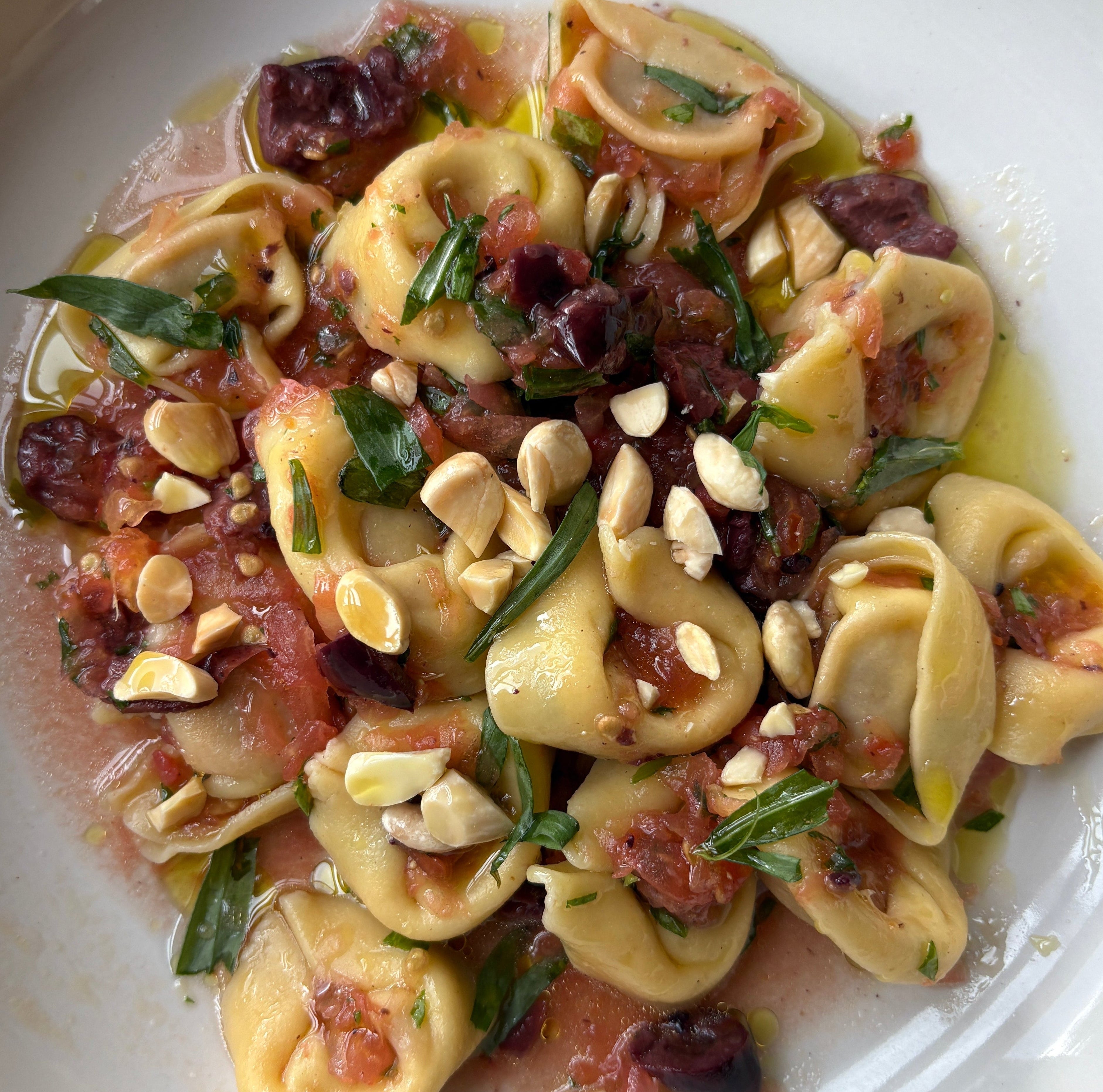 No-Cook Sauce with Tortelloni