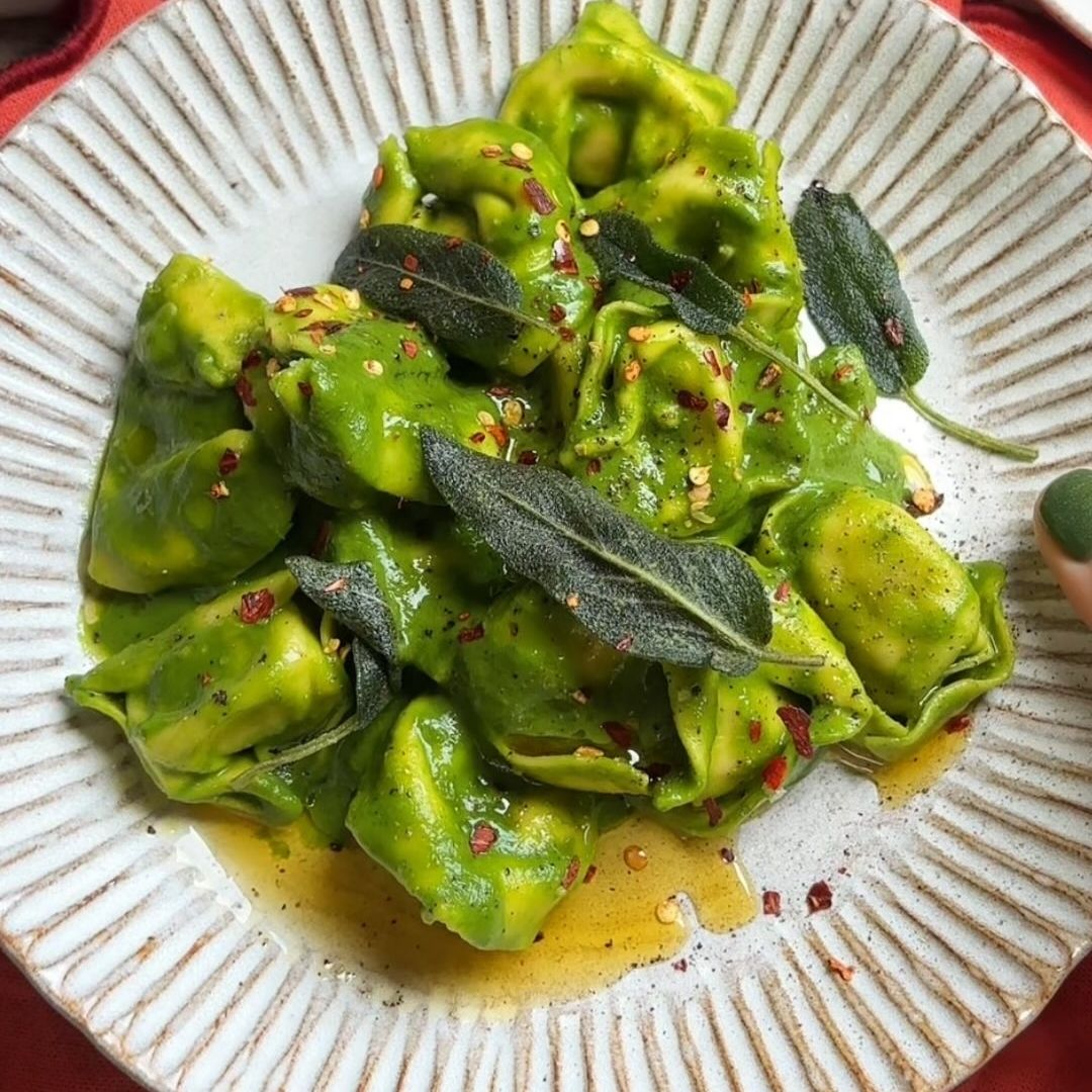 White Miso & Courgette Butternut Squash and Sage Tortelloni