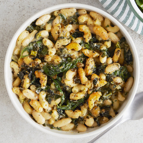 Cannellini Bean Mac & Greens