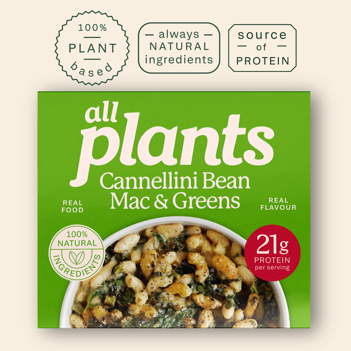 Cannellini Bean Mac & Greens