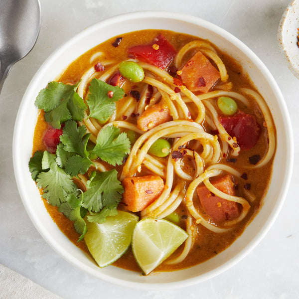 Spiced Coconut Noodle Soup