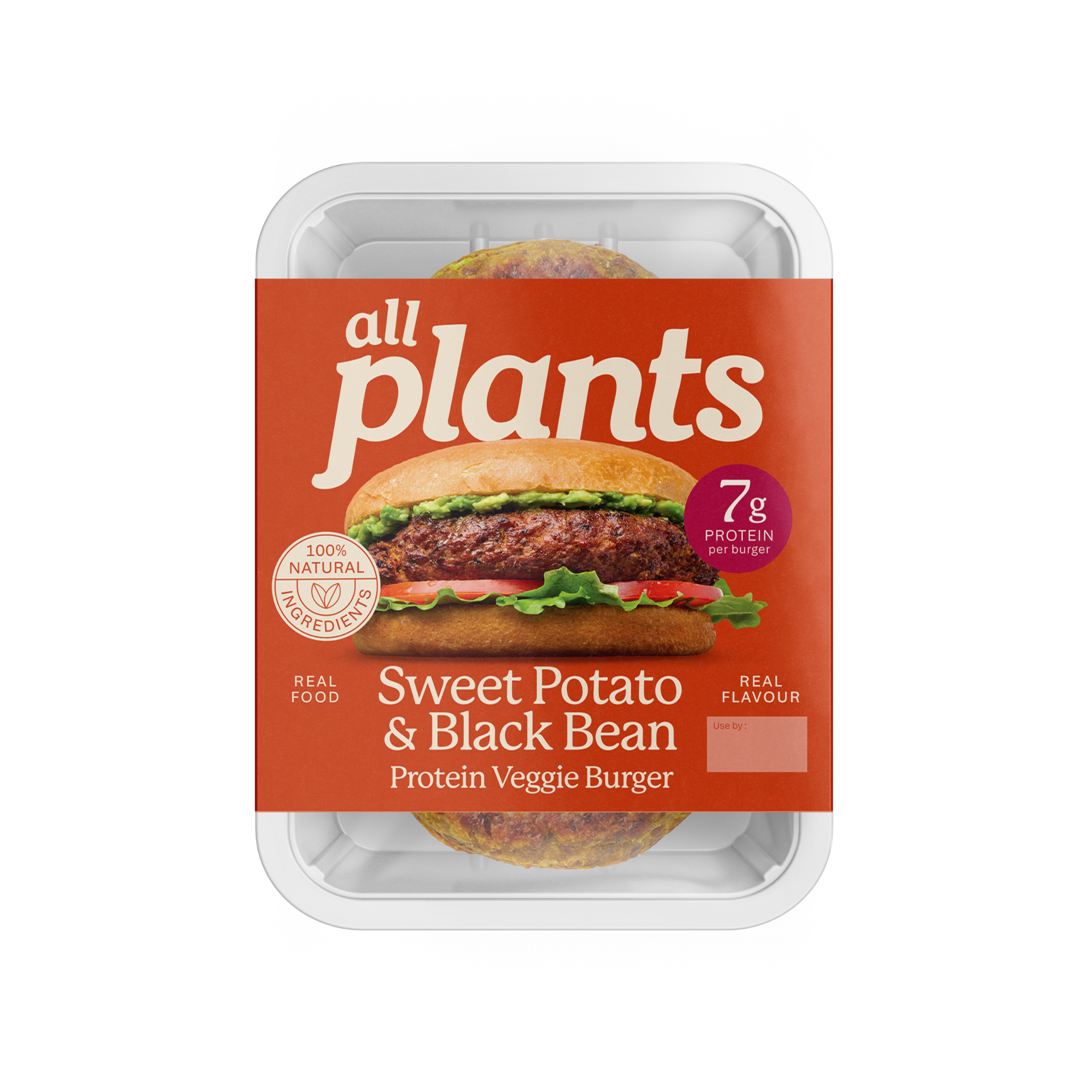 Sweet Potato, Black Bean & Chipotle Protein Veggie Burger