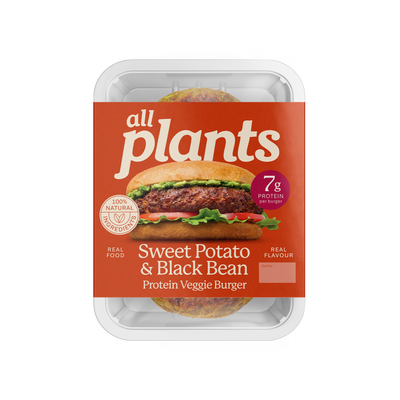 Sweet Potato, Black Bean & Chipotle Protein Veggie Burger
