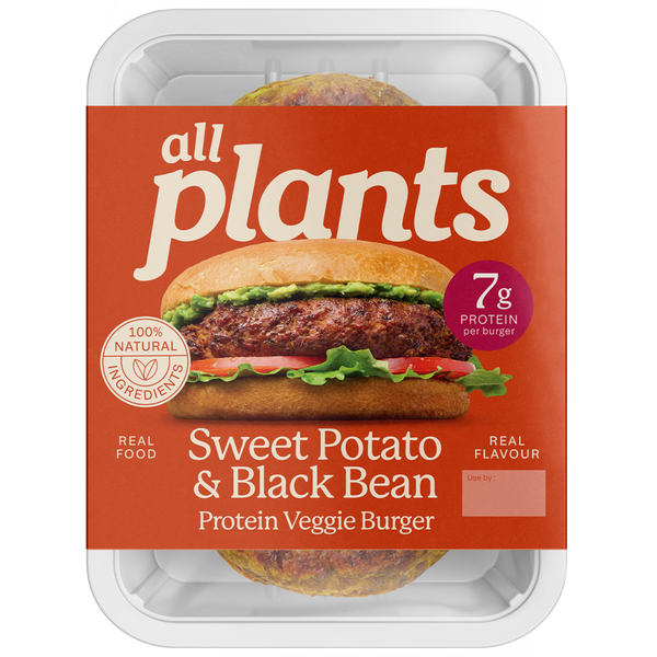 Sweet Potato & Black Bean Veggie Burger