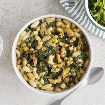 Cannellini Bean Mac & Greens