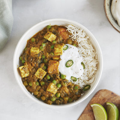 Spinach & Coconut Tofu Curry